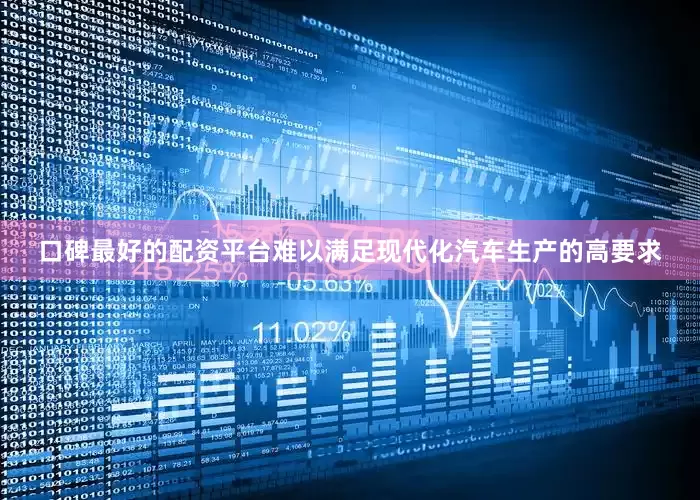 口碑最好的配资平台难以满足现代化汽车生产的高要求